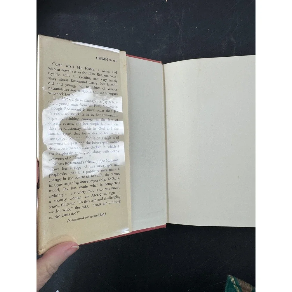 Come With Me Home Gladys Hasty Carroll 1960‎ Hardcover Dust Jacket 2nd Printing